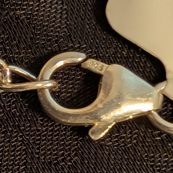 Genuine White Topaz Bracelet 2 mm Faceted White Topaz Beads 925 Sterling Silver - Picture 9 of 12